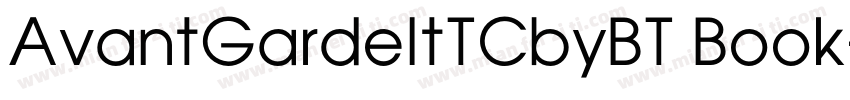 AvantGardeItTCbyBT Book字体转换